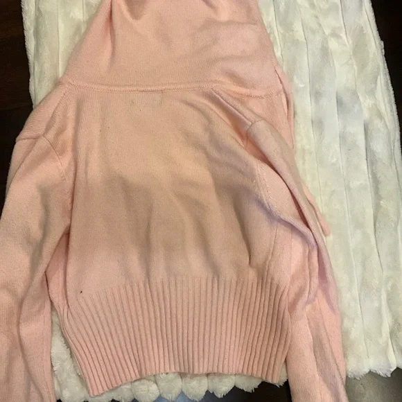 EDIKTED Pink Desiree flare bottom and zip up long sleeve - Picture 5 of 6